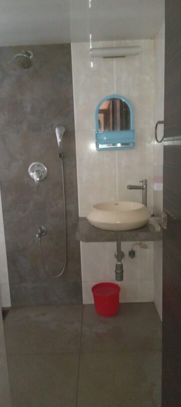Bathroom in 1 BHK Apartment at Omkar Om Residency, Parel – for Rent