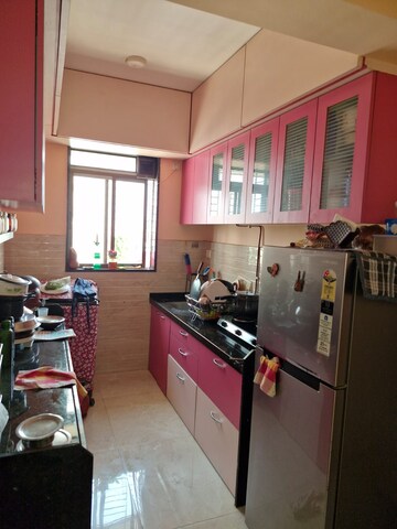 Kitchen in 1.5 BHK Apartment at Roha Satsang Bharti, Malad East – for Rent