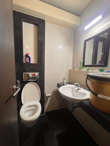 Bathroom in 2 BHK Apartment at Lodha Luxuria, Majiwada – for Rent