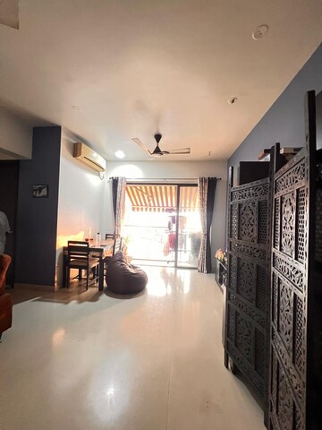 Living Room in 2 BHK Apartment at Lodha Luxuria, Majiwada – for Rent