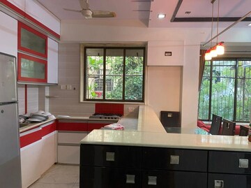 Kitchen in 3 BHK Apartment at Chandak Ideal, Juhu – for Rent