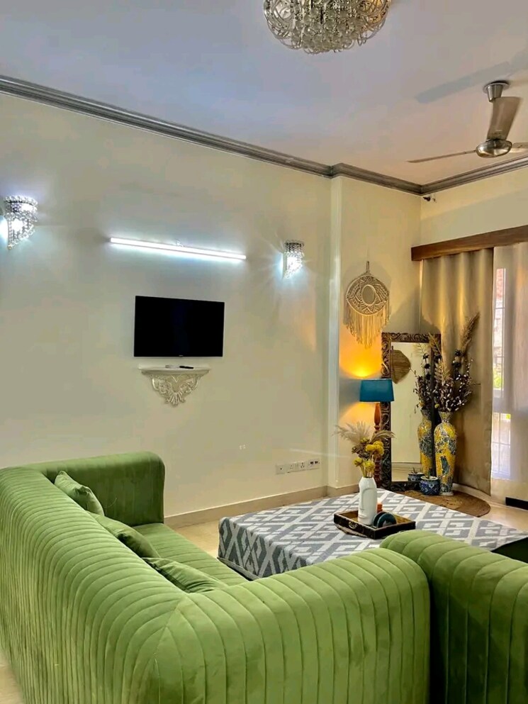Living Room, saket 2 Bedroom 900 Sq.Ft. Builder Floor In Saket Delhi 8778736