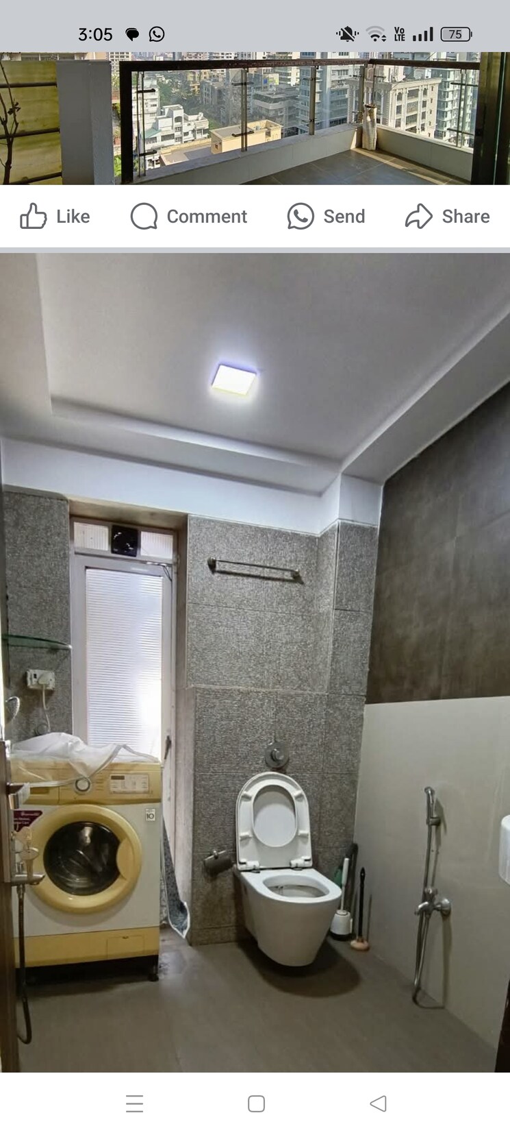 Bathroom, vini-towers 2 Bedroom 614 Sq.Ft. Apartment In Malad West Mumbai 8778826