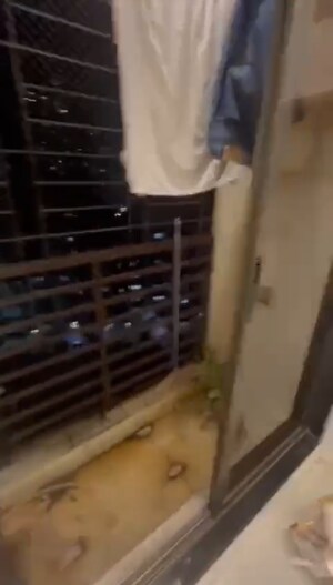 Staircase in 2 BHK Apartment at Rajaram Sukur Enclave C Wing, Ghodbunder Road – for Sale