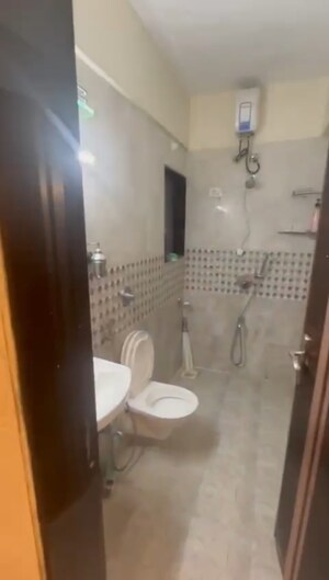 Bathroom in 2 BHK Apartment at Rajaram Sukur Enclave C Wing, Ghodbunder Road – for Sale