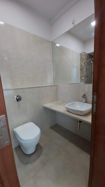 Bathroom in 3 BHK Apartment at Omkar Alta Monte, Malad East – for Rent