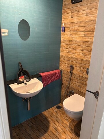 Bathroom in 2 BHK Apartment at Lodha Crown Quality Homes, Majiwada – for Rent