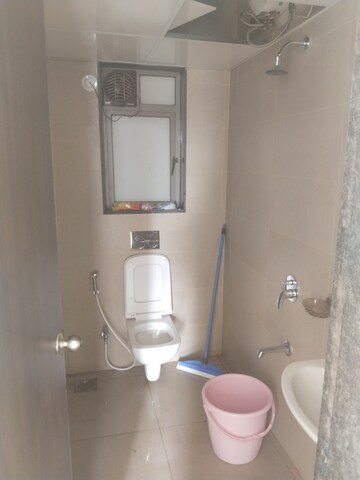 Bathroom in 2 BHK Apartment at Runwal Eirene, Balkum Pada – for Rent