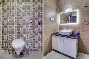Bathroom in 3 BHK Builder Floor at Malsi – for Rent
