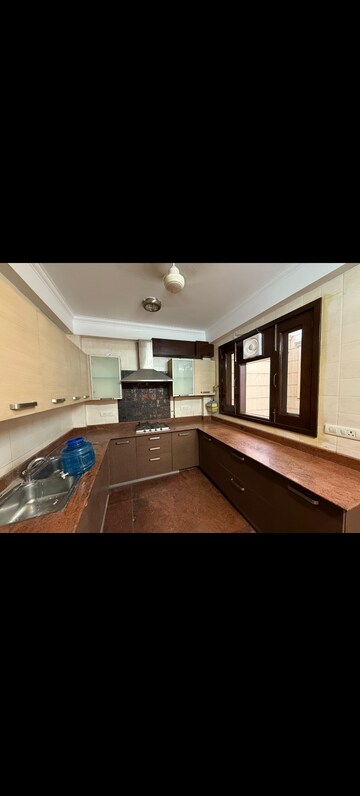Kitchen in 4 BHK Builder Floor at Pamposh Enclave – for Rent