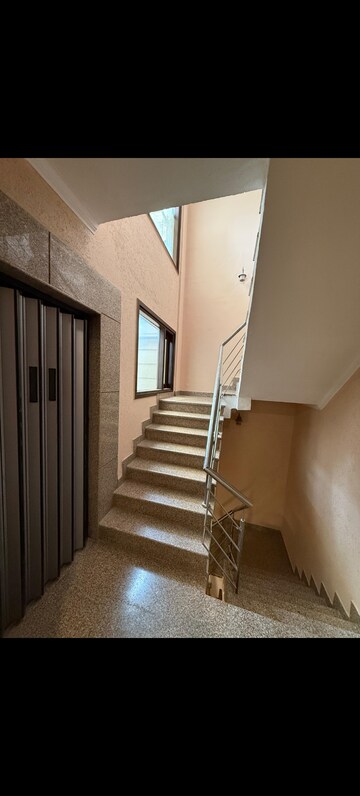 Staircase in 4 BHK Builder Floor at Pamposh Enclave – for Rent