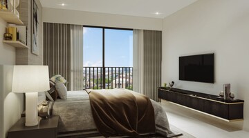 Bedroom in 3 BHK Apartment at Dynamix Luma, Andheri East – for Sale