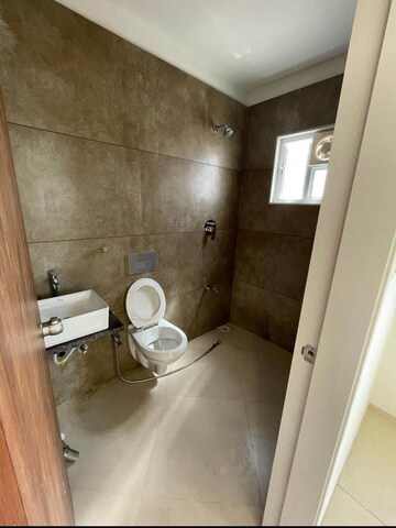 Bathroom in 2 BHK Builder Floor at Amogh Shri Sai Mangal CHS, Chole Gaon – for Rent