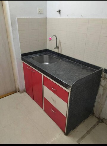 Kitchen in 2 BHK Builder Floor at Abhishek CHS Thakurli, Thakurli – for Rent