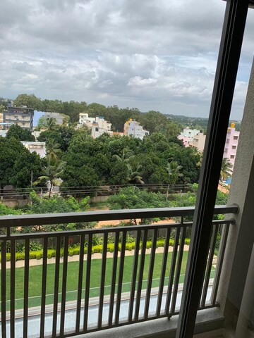 Balcony in 3 BHK Apartment at Goyal and Co Orchid Greens, Kannur – for Rent