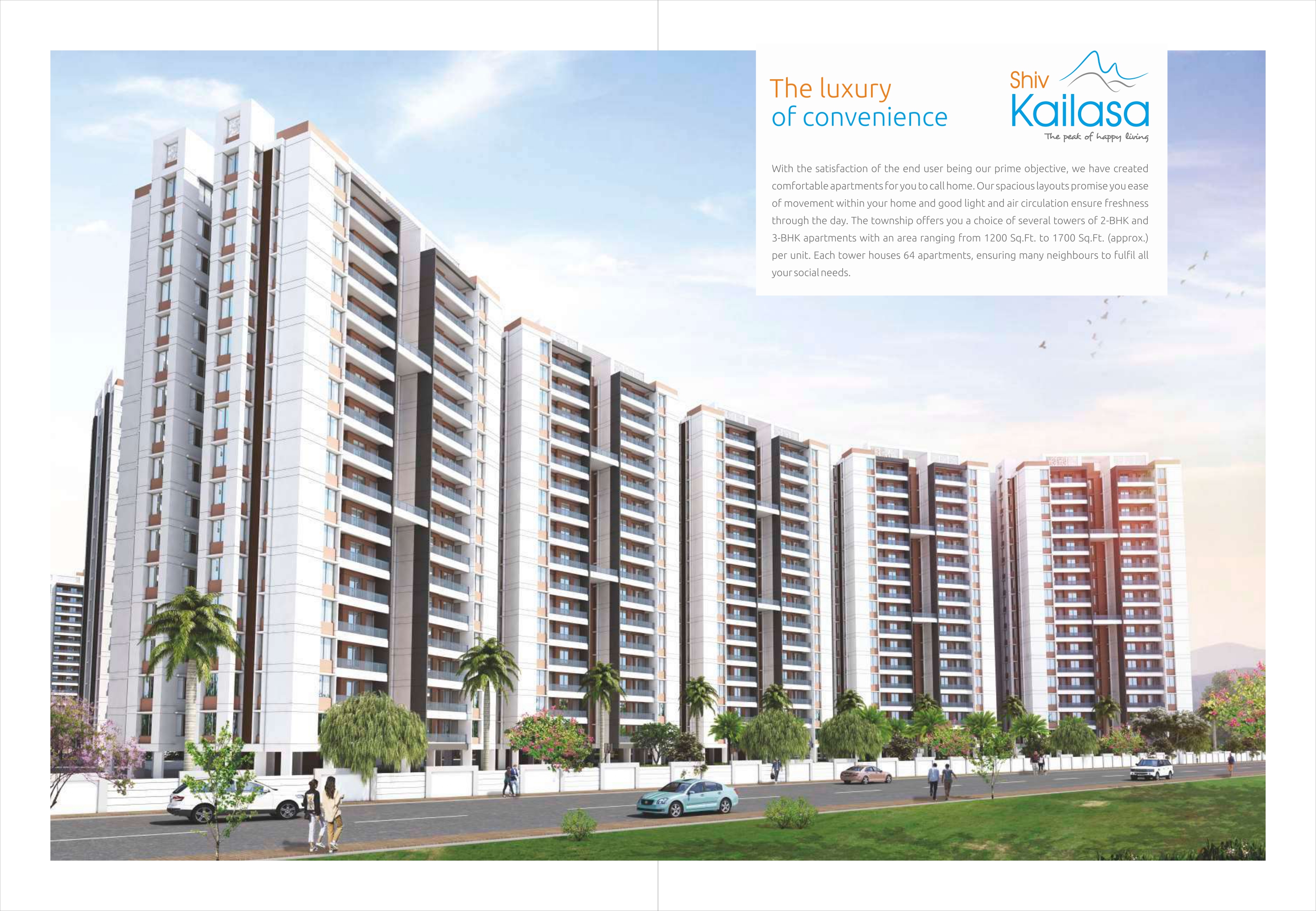 3 BHK Apartment For Sale in Shiv Kailasha