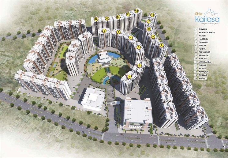 Master Plan, mihan 3 Bedroom 1650 Sq.Ft. Apartment In Mihan Nagpur 8771015