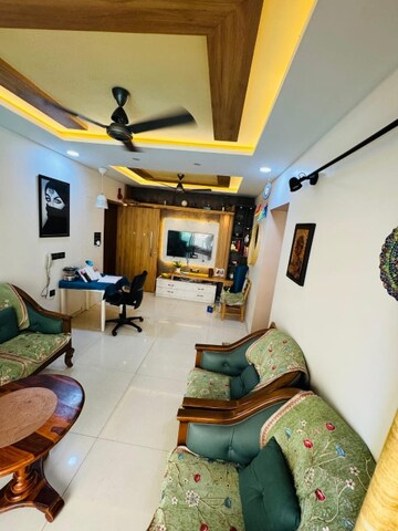 Living Room in 2 BHK Apartment at Rustomjee Urbania Azziano, Thane West – for Sale