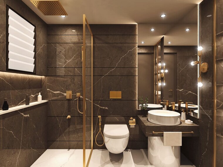 Master Bedroom, sheth-auris-serenity-tower-1 2 Bedroom 805 Sq.Ft. Apartment In Malad West Mumbai 8779197