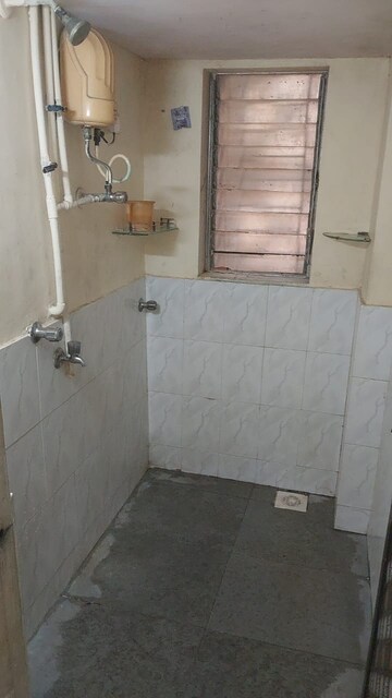Bathroom in 1 BHK Apartment at Shree Sai Usha Complex, Bhandup West – for Rent