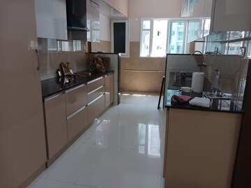 Kitchen in 3 BHK Apartment at LnT Raintree Boulevard, Hebbal – for Rent