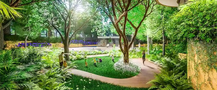 Garden, runwal-25-hour-life 3 Bedroom 951 Sq.Ft. Apartment In Manpada Thane 8779246