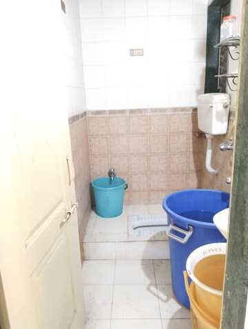 Bathroom in 2 BHK Apartment at Gini Plaza, New Panvel – for Rent