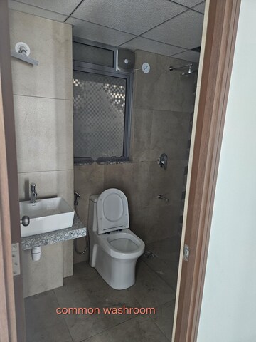 Bathroom in 2 BHK Apartment at Kalpataru Immensa, Kolshet Road – for Rent