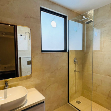 Bathroom in 4 BHK Builder Floor at Versalia WoodWinds, Sector 67a – for Sale
