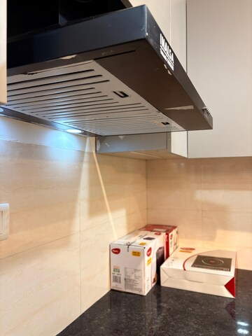 Kitchen in Studio Apartment at Okay Plus Solitaire Suites, Ramnagariya – for Rent
