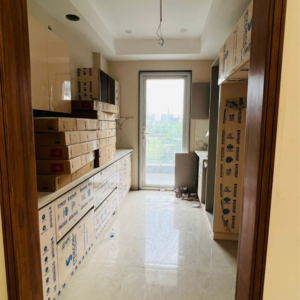 Kitchen in 4 BHK Builder Floor at Versalia WoodWinds, Sector 67a – for Sale