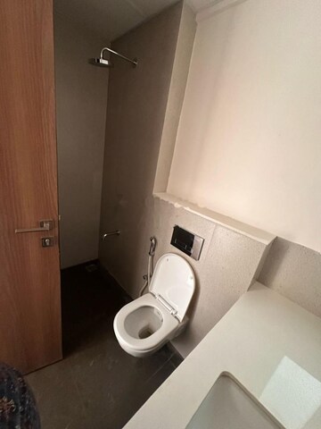 Bathroom in 3 BHK Apartment at Piramal Vaikunth, Balkum Pada – for Rent