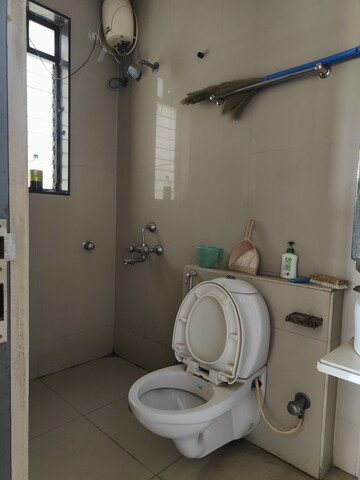 Bathroom in 3 BHK Apartment at Progressive Group Celebrity, Sector 15a Belapur – for Rent