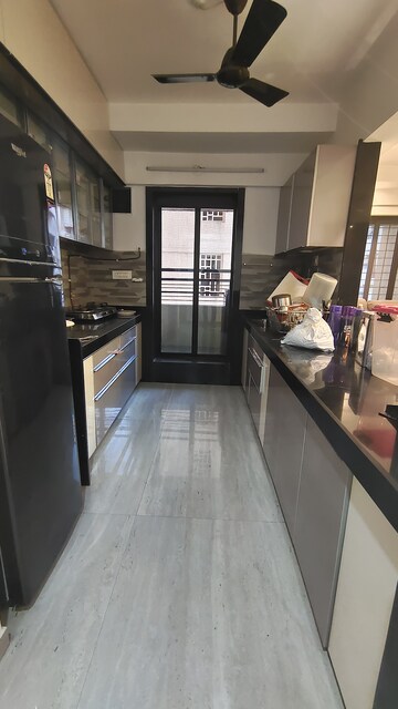 Kitchen in 2 BHK Apartment at Neelkanth Palms, Kapur Bawdi – for Rent