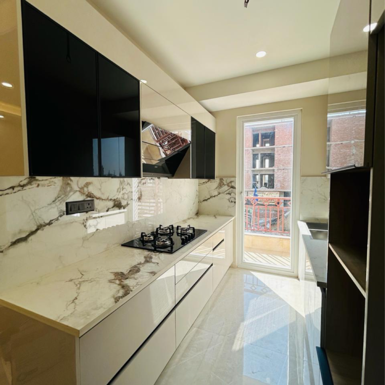 Kitchen, versalia-woodwinds 3 Bedroom 180 Sq.Yd. Builder Floor In Sector 67a Gurgaon 8779610