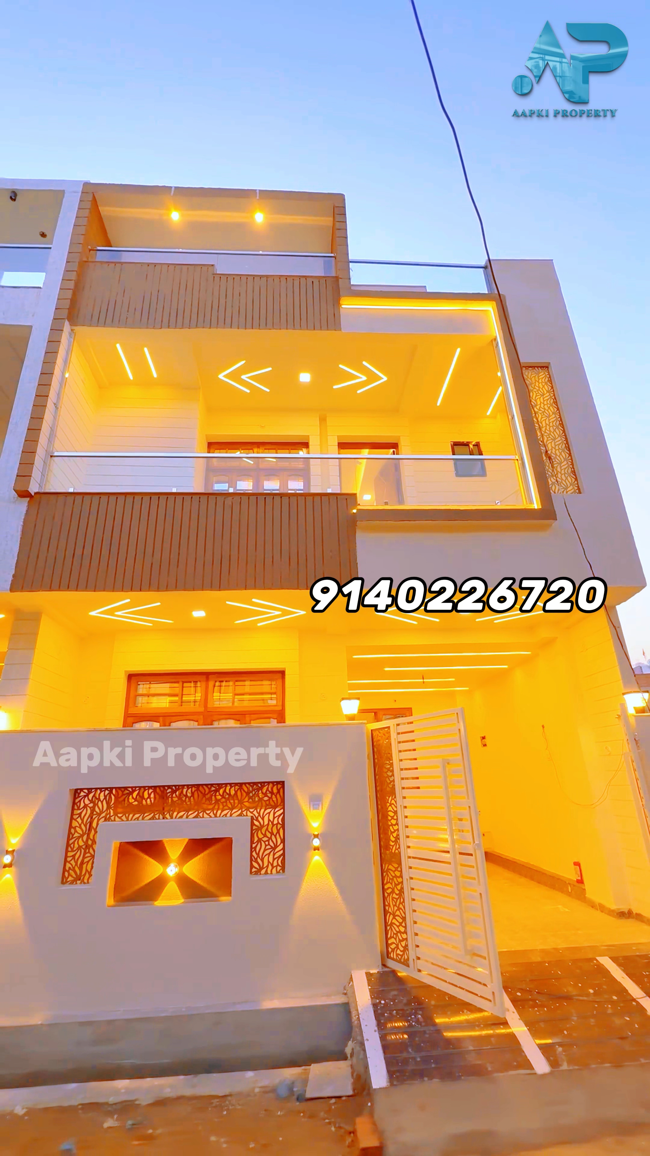 3 BHK + Study Room 2400 Sq.Ft. Villa in Manas Town