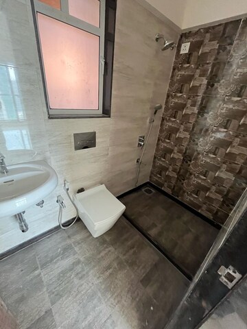 Bathroom in 2 BHK Apartment at Keytech Jiten CHS, Andheri West – for Rent