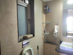 Bathroom in 3 BHK Apartment at Adani Group Western Heights, Andheri West – for Sale