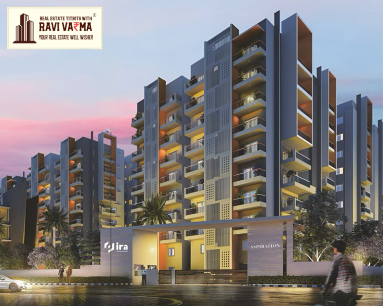 Exterior View, ira-aspiration 3 Bedroom 1895 Sq.Ft. Apartment In Kollur Hyderabad 8779825