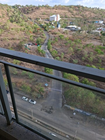 Balcony in 3 BHK Apartment at F5 Mount Unique, Baner – for Rent