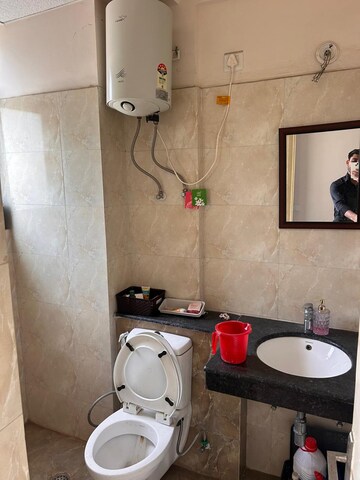 Bathroom in 1 BHK Apartment at Wave Dream Homes, Wave City – for Rent