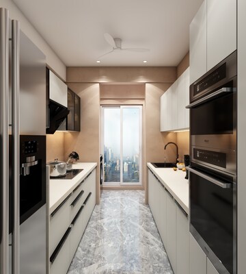 Kitchen in 4 BHK Apartment at AP Cosmos, Santacruz West – for Sale