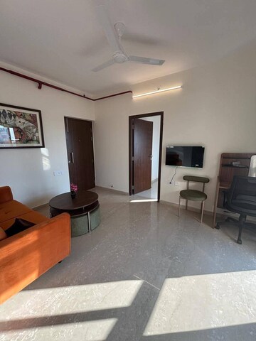 Living Room in 2 BHK Apartment at Omkar Signet, Malad East – for Rent