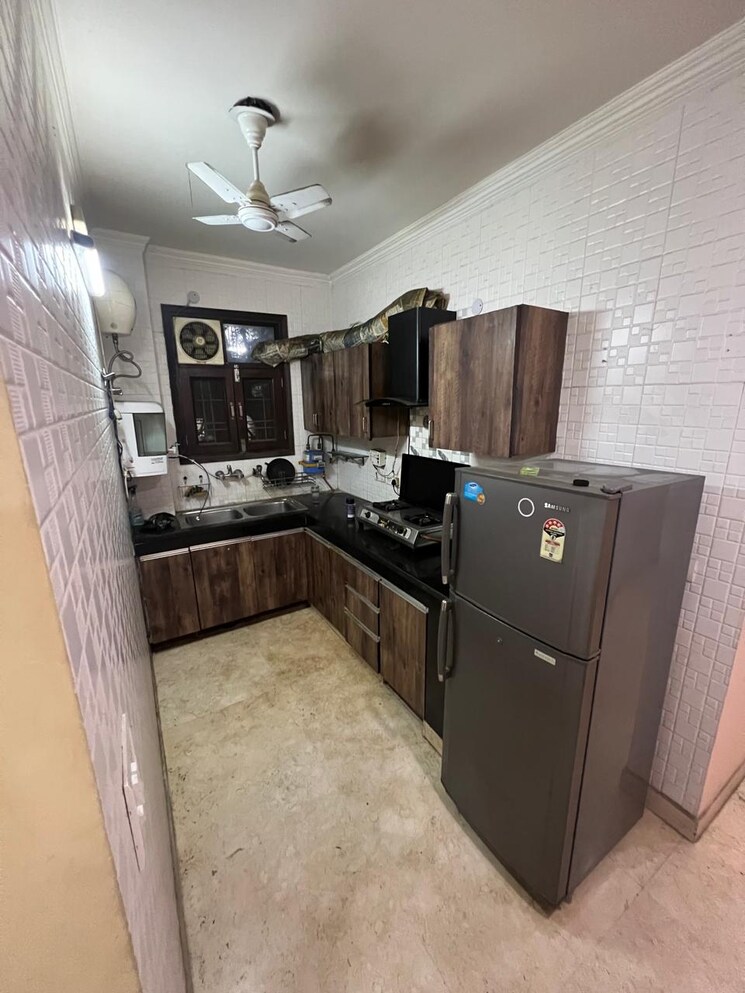 Kitchen, amar colony 2 Bedroom 1100 Sq.Ft. Builder Floor In Amar Colony Delhi 8779752