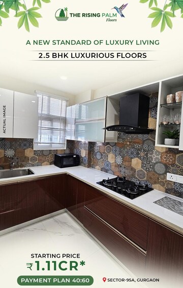 Kitchen in 4 BHK Apartment at DLF The Crest, Sector 54 – for Sale