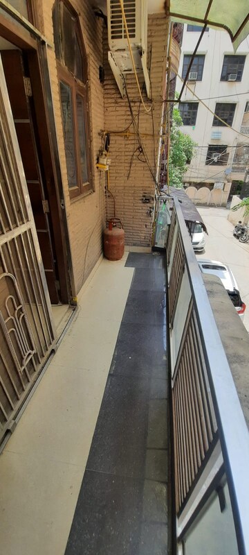 Balcony in 3 BHK Builder Floor at Old Rajinder Nagar – for Rent