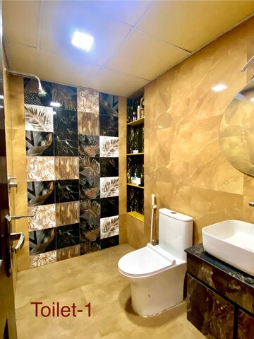 Living Room in 3 BHK Apartment at Supertech Cape Town, Sector 74 – for Rent