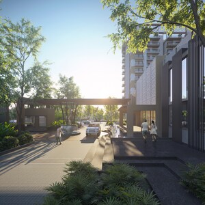 4 BHK Apartment – Exterior View View at Manglam Garden City, Muhana - for Sale