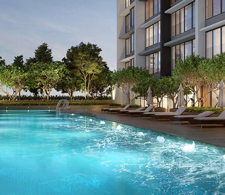 Swimming Pool, viceroy-savana 3 Bedroom 1170 Sq.Ft. Apartment In Kandivali East Mumbai 8779839