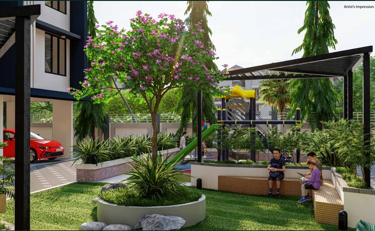 Garden, niwas-jade-gardens 2 Bedroom 483 Sq.Ft. Apartment In Haranwali Palghar 8779848